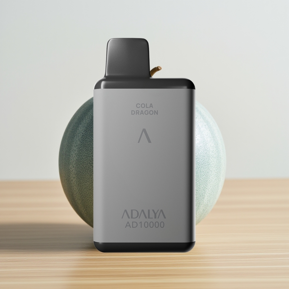 Adalya AD 10000 Pufova Disposable Vape Plava Dinja Siva Metalik