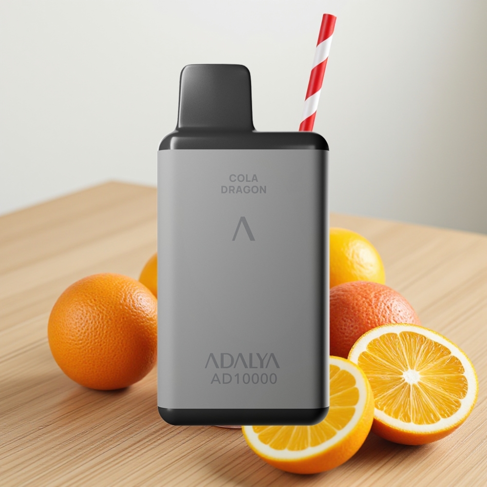 Adalya AD 10000 Pufova Disposable Vape Space Gray Cola Zmaj