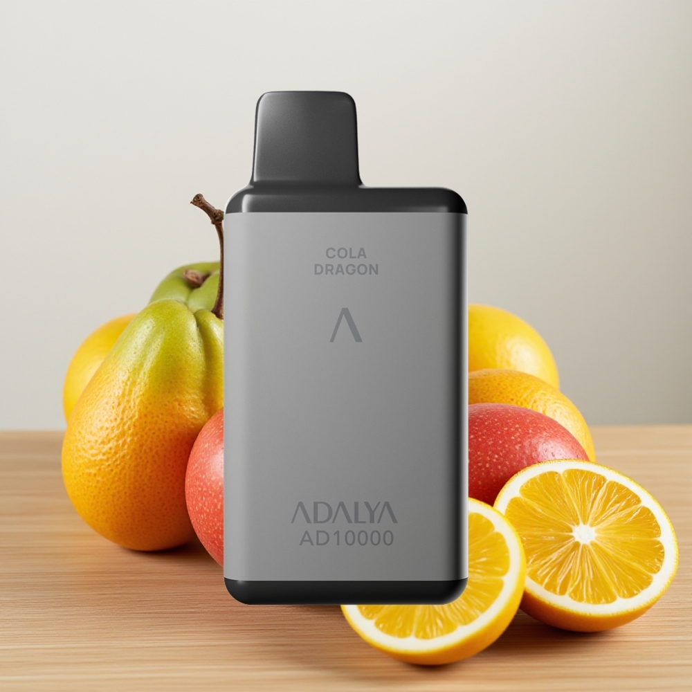 Adalya AD 10000 Pufova Disposable Vape Svemirska Siva Mi Amor 14ml 2% USB-C