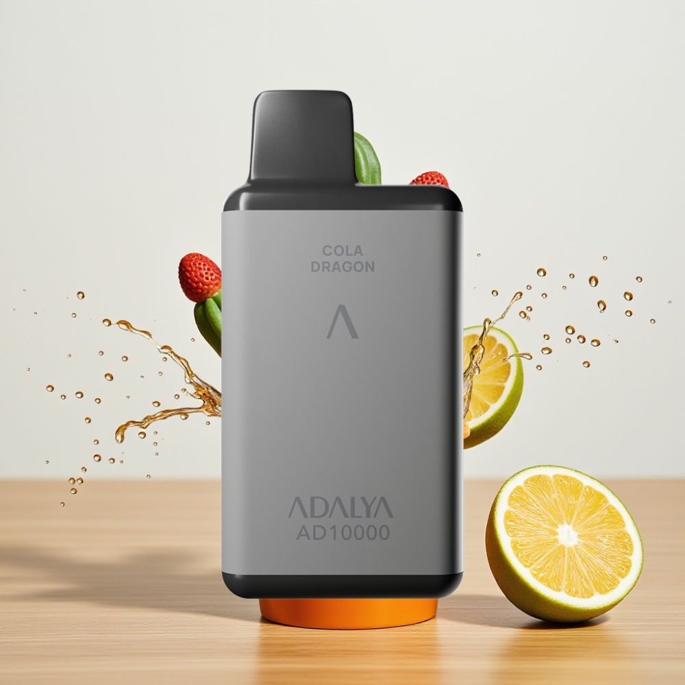 Adalya AD 10000 Pufova Dispozabil Vape Siva Svemirska Boja Kaktus Splash USB-C