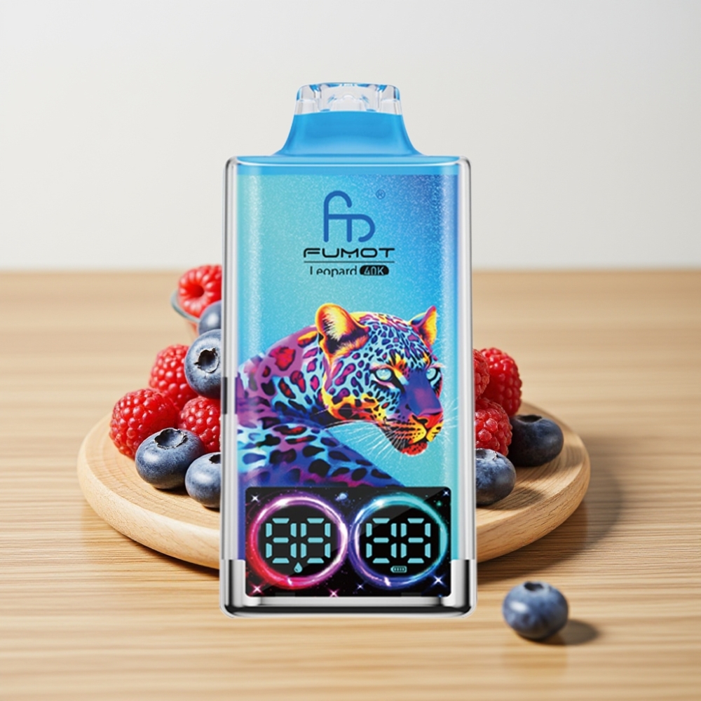 Fumot Leopard 40K Puffs Dual Mesh 700mAh Type-C Borovnica Malina