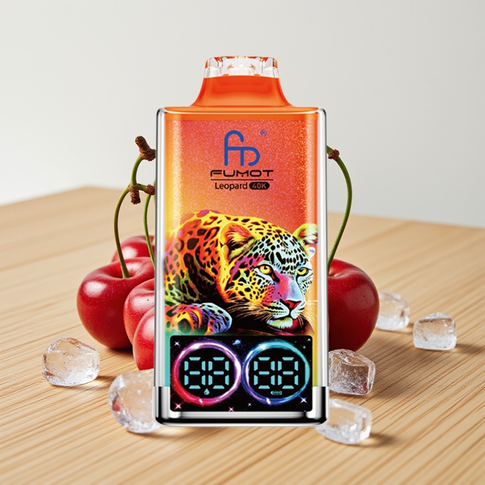 Fumot Leopard 40K Puffs Dual Mesh 700mAh Type-C Trešnja Led