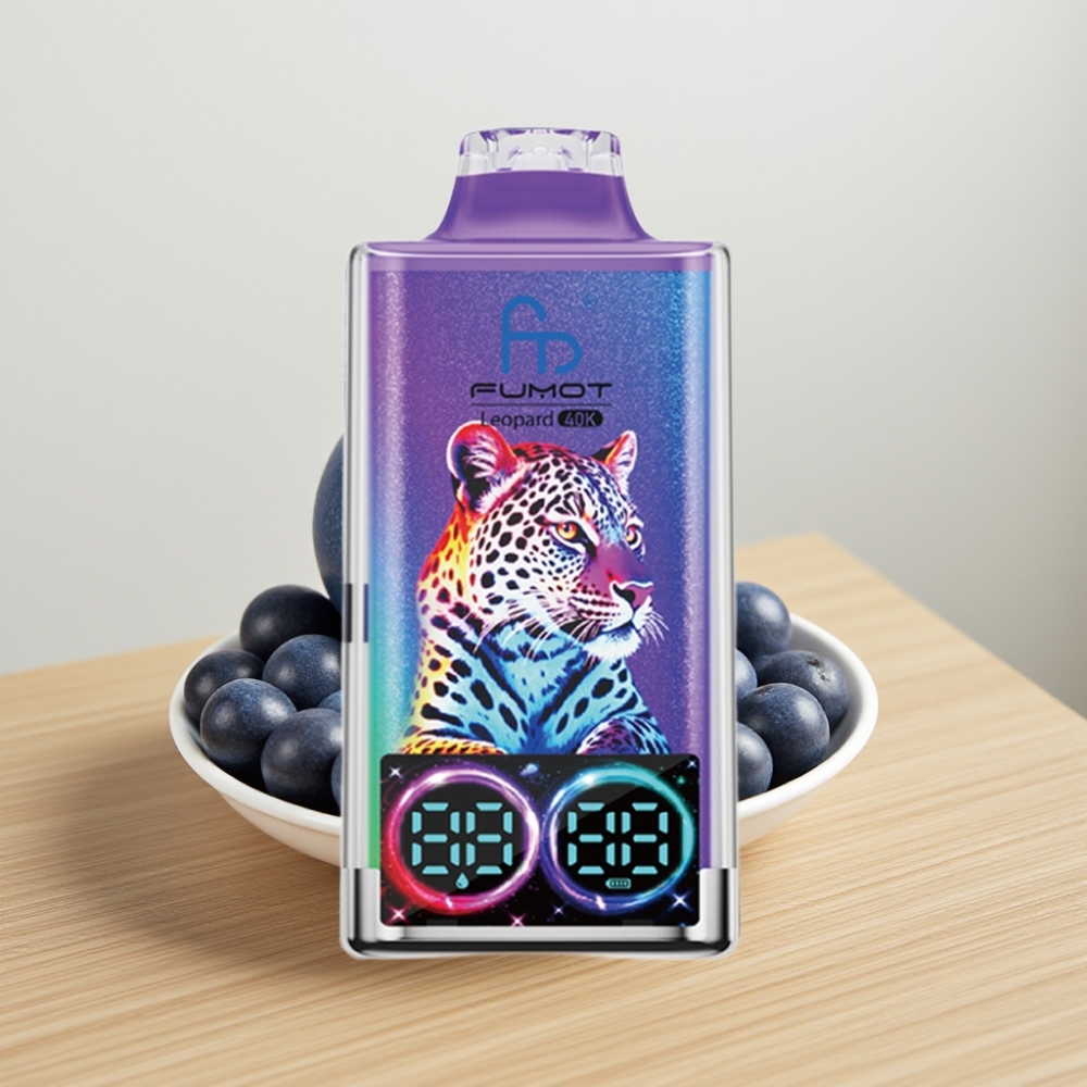 Fumot Leopard 40K Pufova Disposable Vape Mr Plavi, Dual Mesh, 700mAh, Type-C