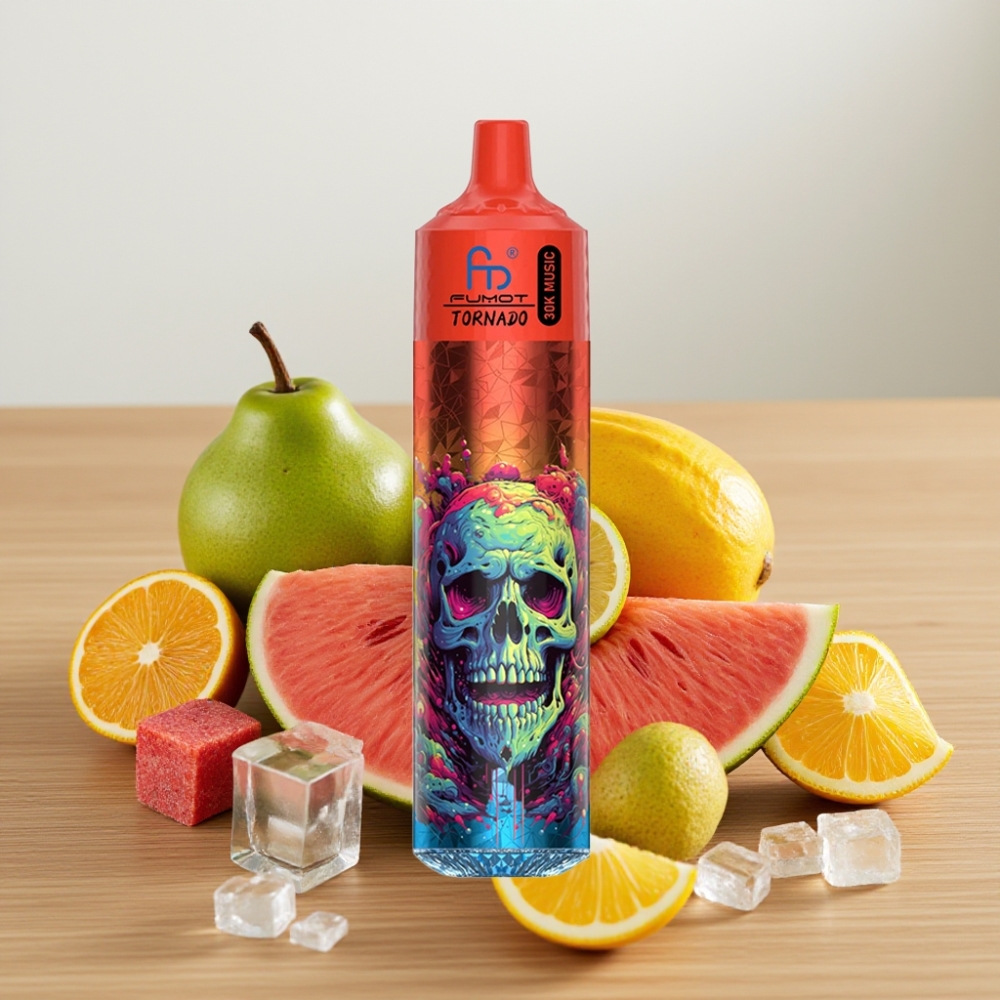 Fumot RandM Tornado 30000 Pufova 30mL 5% Led Displej Lush Ice