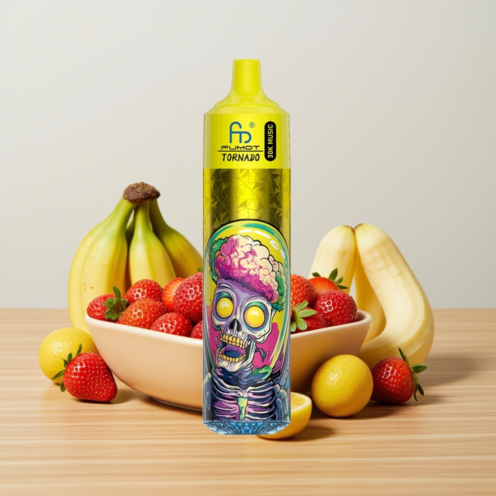 Fumot RandM Tornado 30000 Pufova Banana Jagoda 30mL 5% Mesh