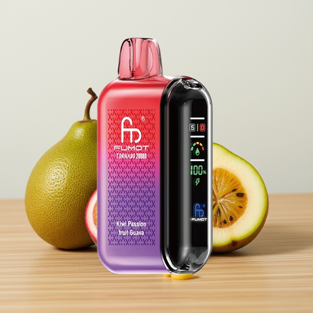 Fumot Tornado 20000 Puffs Dual Mesh Coil Kiwi Pasija Guava