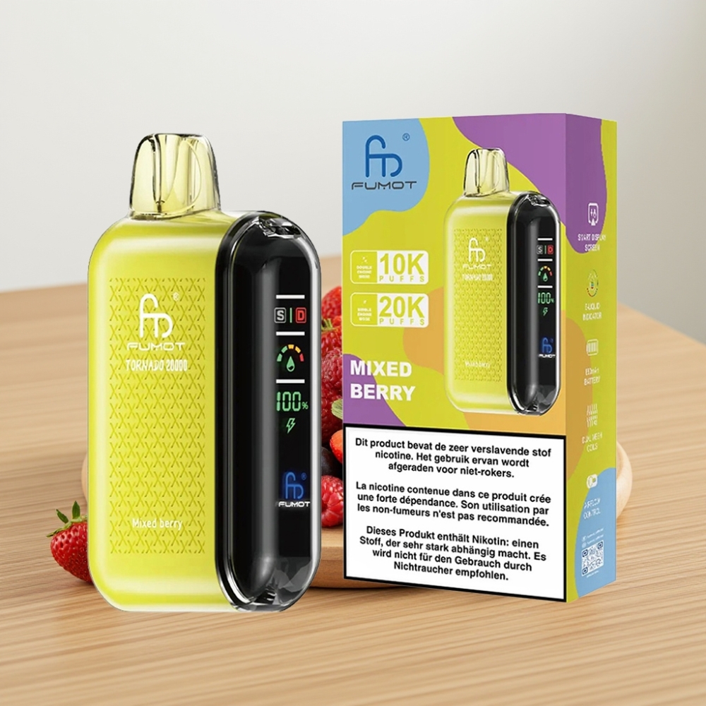 Fumot Tornado 20000 Pufova Dual Mesh 20ml Mešano Bobe