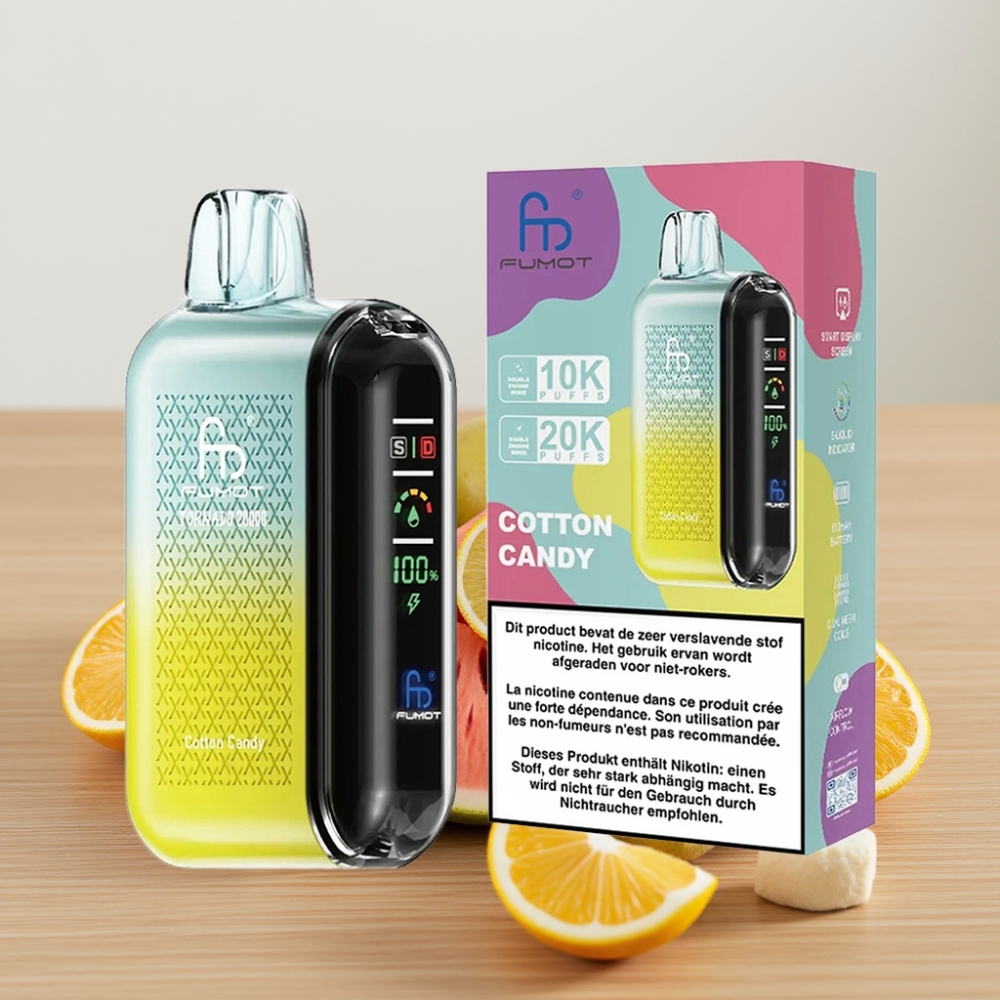 Fumot Tornado 20000 Pufova Dual Mesh Coil 20ml Šećerna Vuna