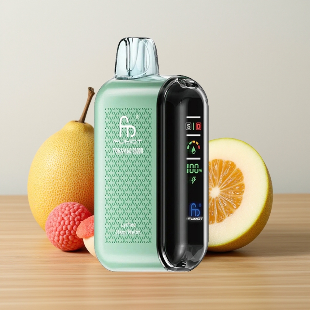 Fumot Tornado 20000 Pufova Dual Mesh Coil Lychee Hami Dinja