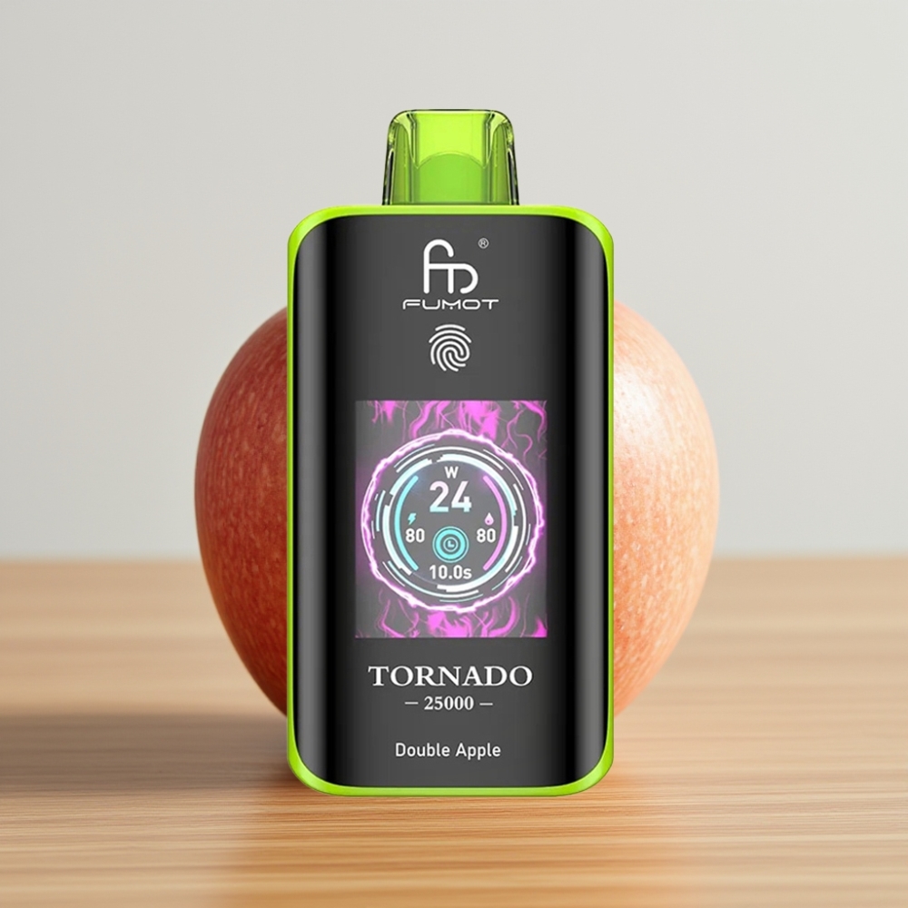 Fumot Tornado 25000 Pufova HD Ekran 20ml Dvostruka Jabuka