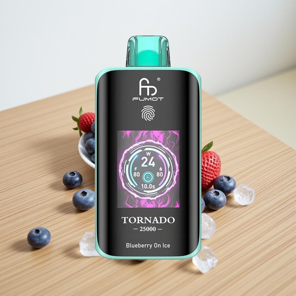 Fumot Tornado 25000 Pufova HD Ekran 700mAh Borovnica na ledu