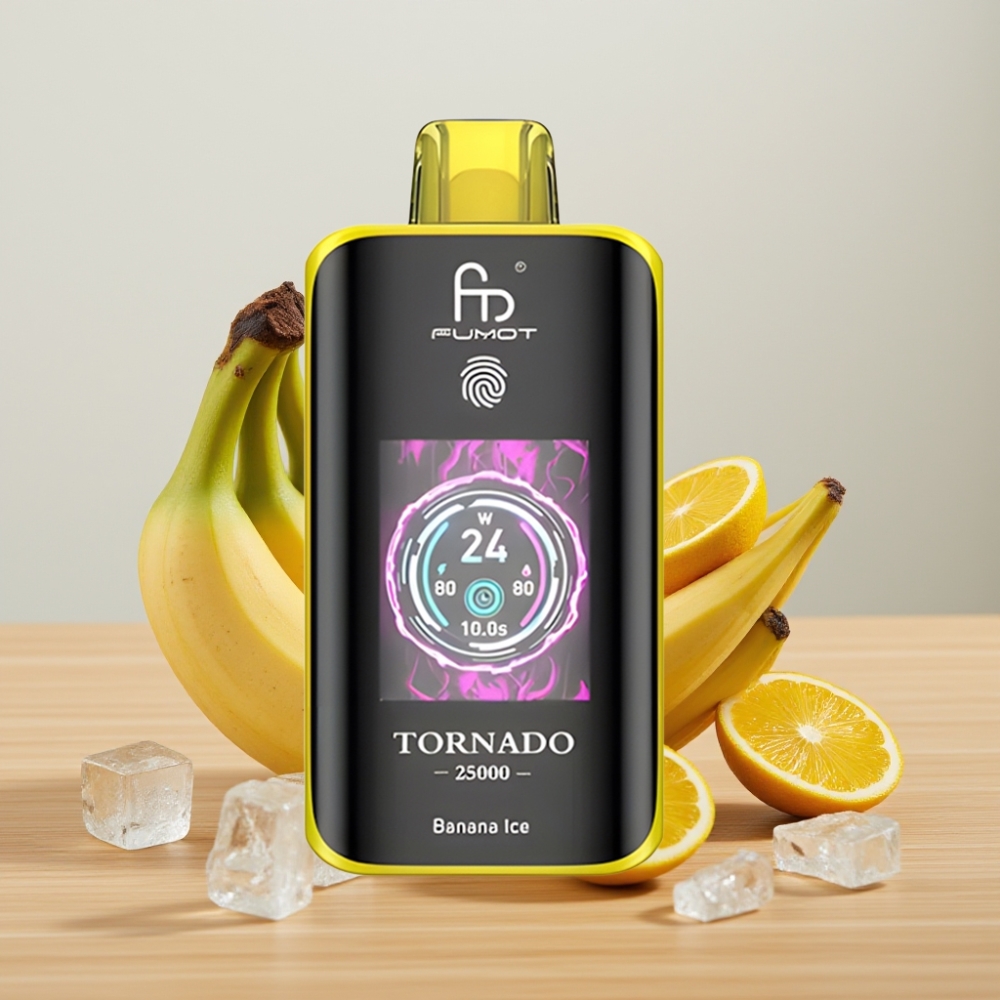 Fumot Tornado 25000 Pufova HD Ekran Banana Led 20ml 700mAh Type-C