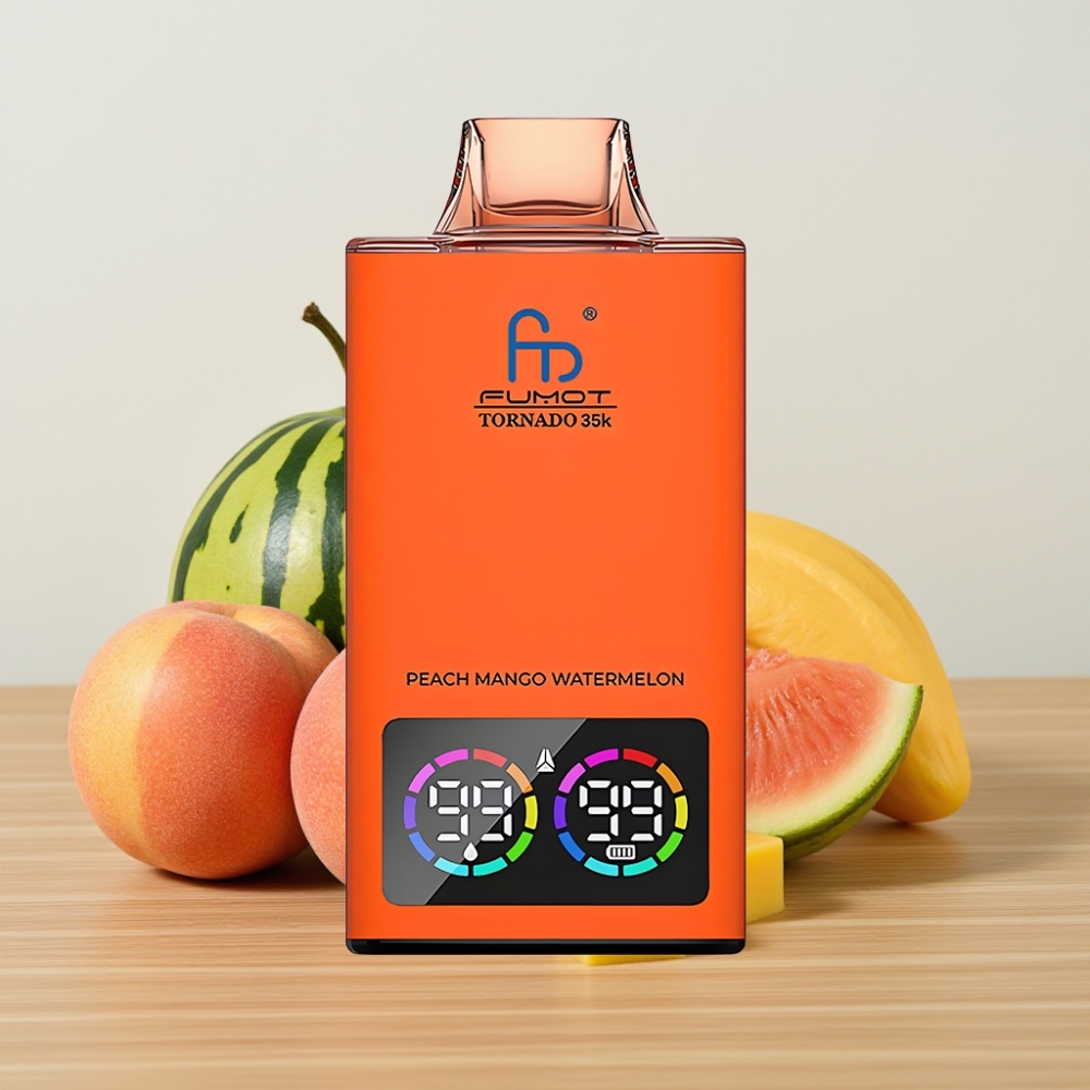Fumot Tornado 35000 Dual Mesh Coil USB-C Breskva Mango Lubenica