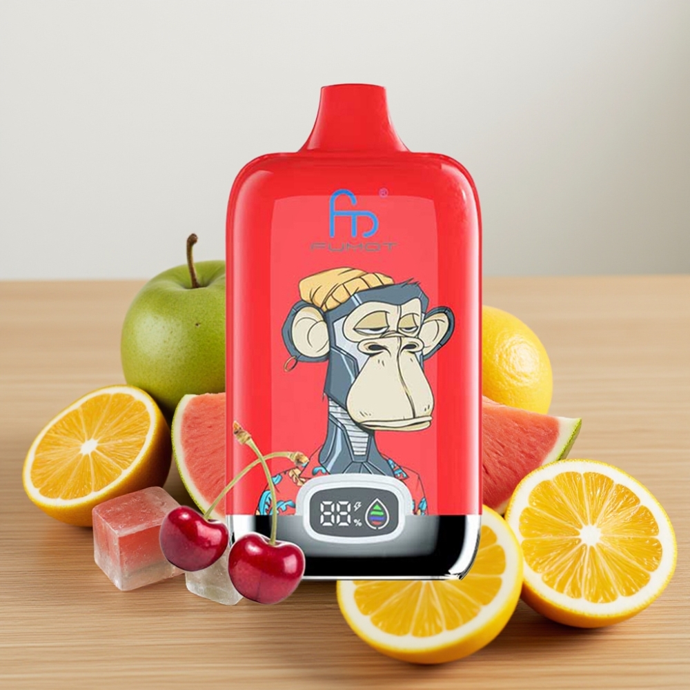Fumot Tornado Digital Box 12000 Puffs 20ml MTL Type-C Ledena Pop