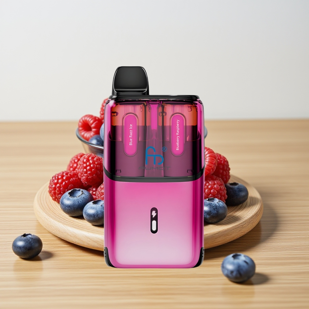 Fumot Ultra T32000 Disposable Vape - 32000 Puffova, 800mAh, Plavi Malina Led, Mesh Coil