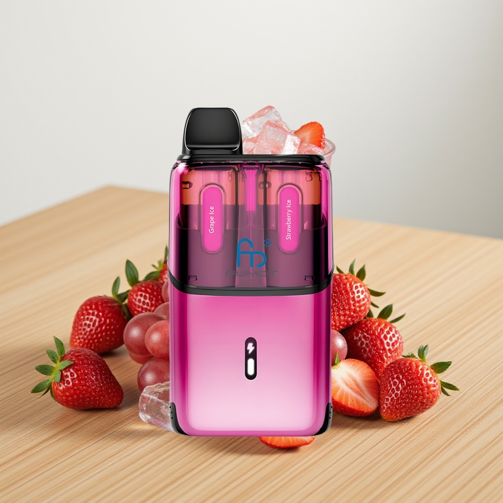 Fumot Ultra T32000 Disposable Vape 32000 puševa 24ml Grape Ice - Jagoda Ice