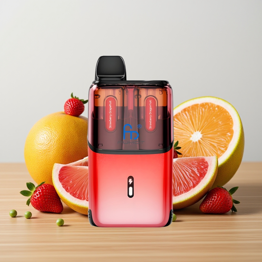 Fumot Ultra T32000 Disposable Vape 32000 puševa 24ml jagoda grejpfrut - jagoda zmaj voće