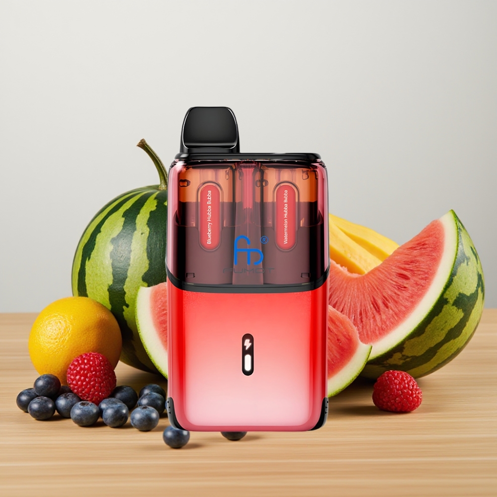 Fumot Ultra T32000 Disposable Vape 32000 pufova 800mAh Type-C Bubica Borovnica - Bubica Lubenica
