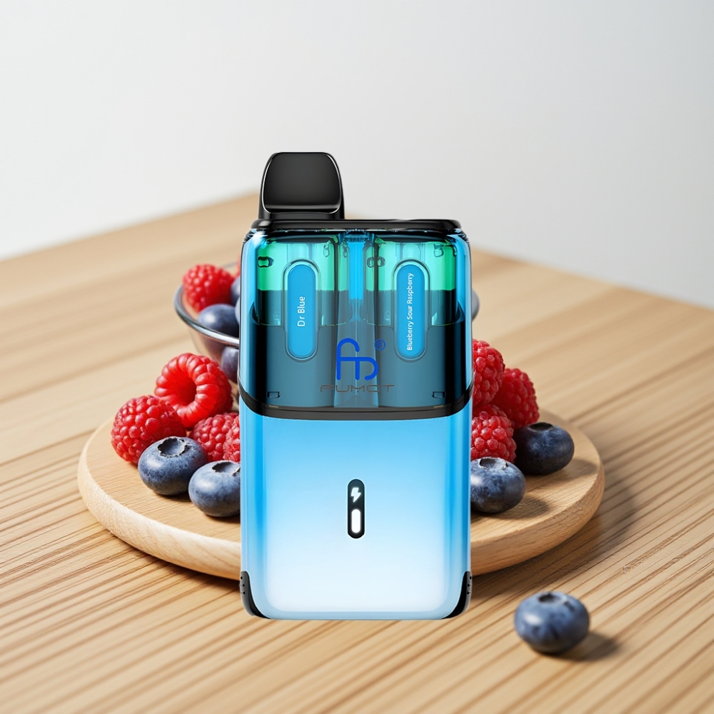 Fumot Ultra T32000 Disposable Vape Plava - Borovnica Kisela Malina 32000 pufova 800mAh 24ml
