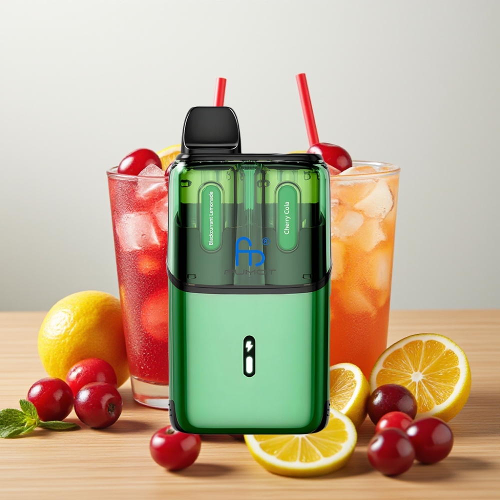 Fumot Ultra T32000 Dizposable Vape - 32000 Pufova, 800mAh, Tip-C, Crna Ribizla Limunada - Čeri Kola