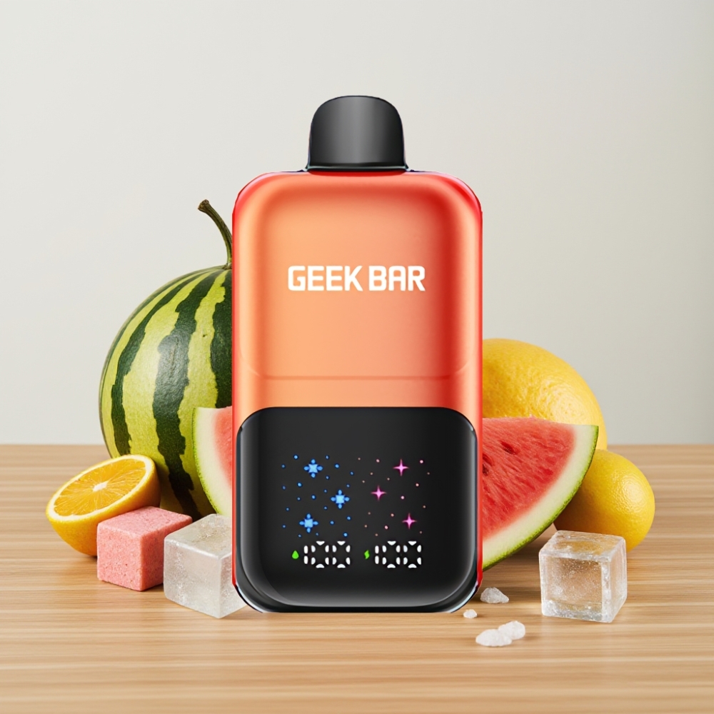 GEEK BAR 2GO 50000 Pufova Dual Rezervoar 20mL Bubica Lubenica Led