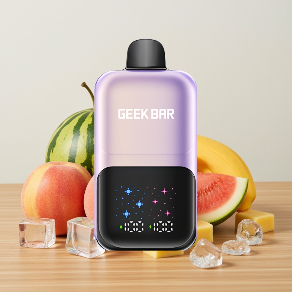 GEEK BAR 2GO 50000 Pufova Dual Rezervoar 20ml Breskva Mango Lubenica Led