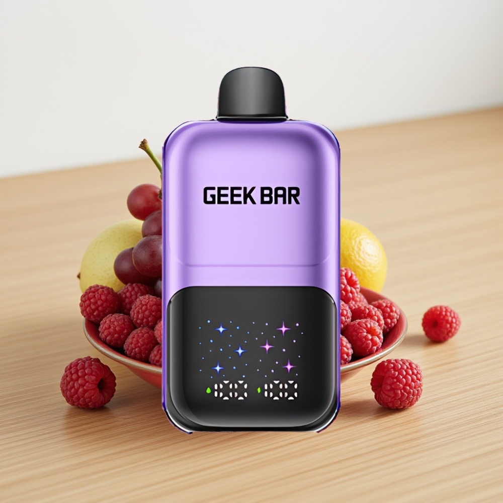 GEEK BAR 2GO 50000 Pufova Dual Rezervoar Grožđe & Malina