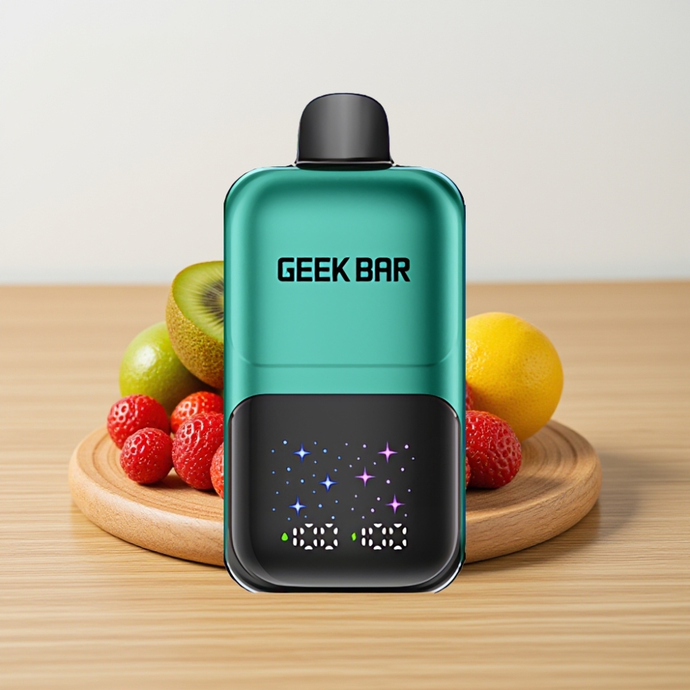 GEEK BAR 2GO 50000 Pufova Dual Rezervoar Jagoda & Kivi 20ml 5% Nikotina
