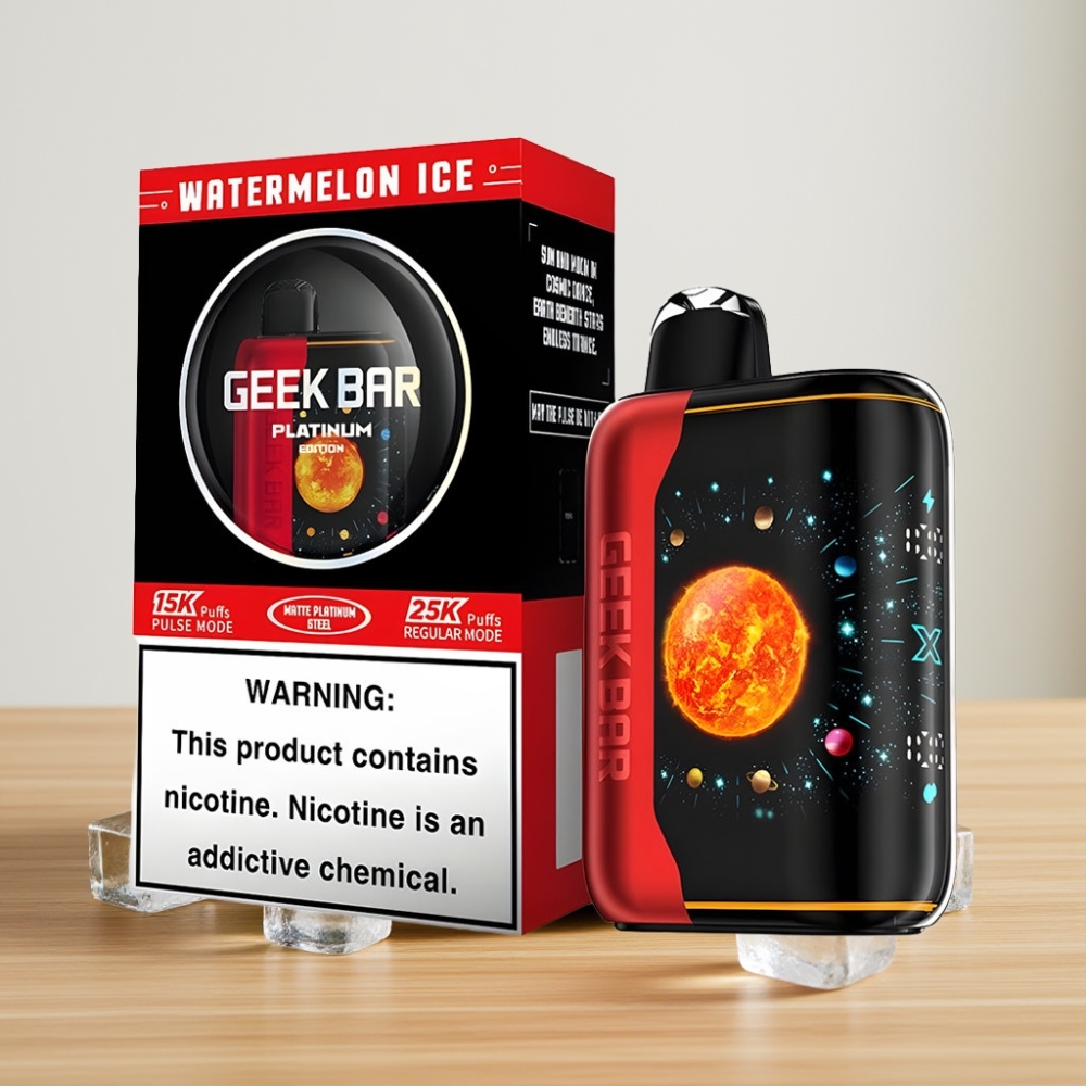 GEEK BAR Platinum Edition 25000 Pufova USB-C Dinamički Ekran Lubenica Led