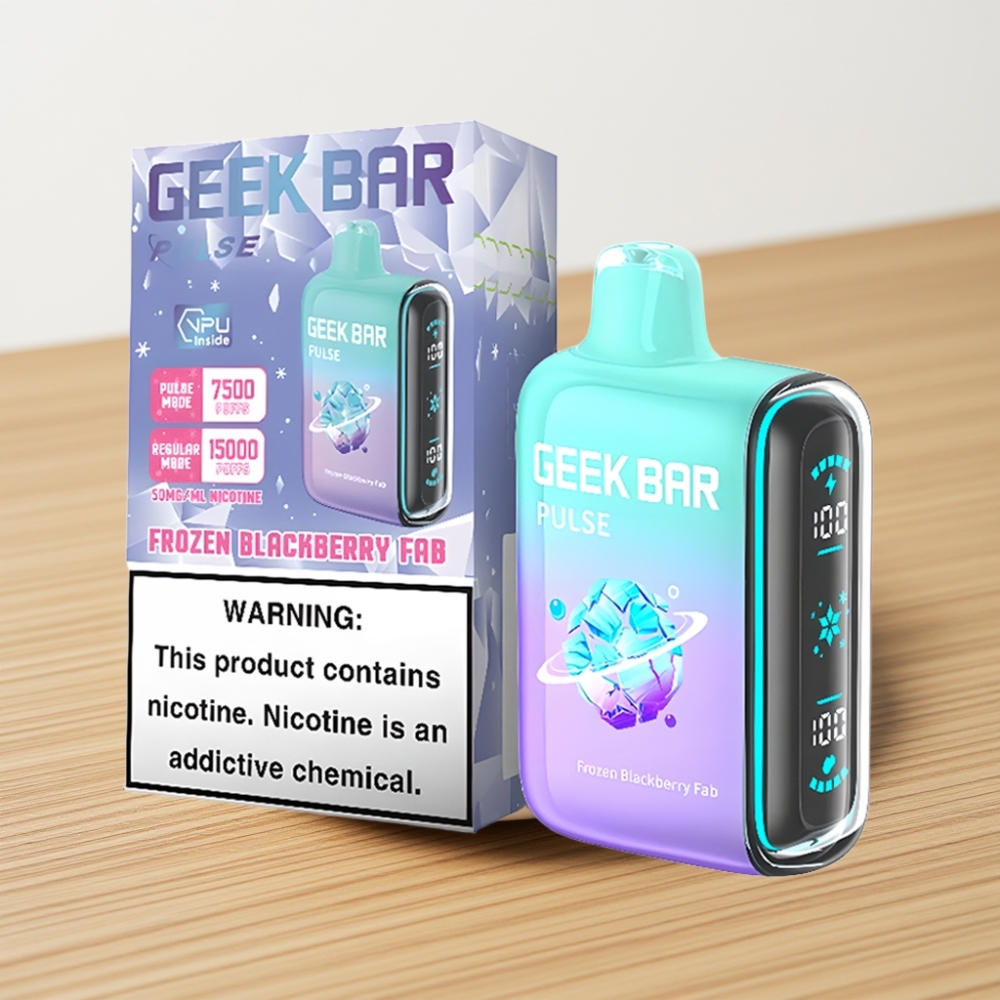 Geek Bar Pulse 15000 Pufova 16ML 5% Nikotina USB-C Zamrznuto Izdanje