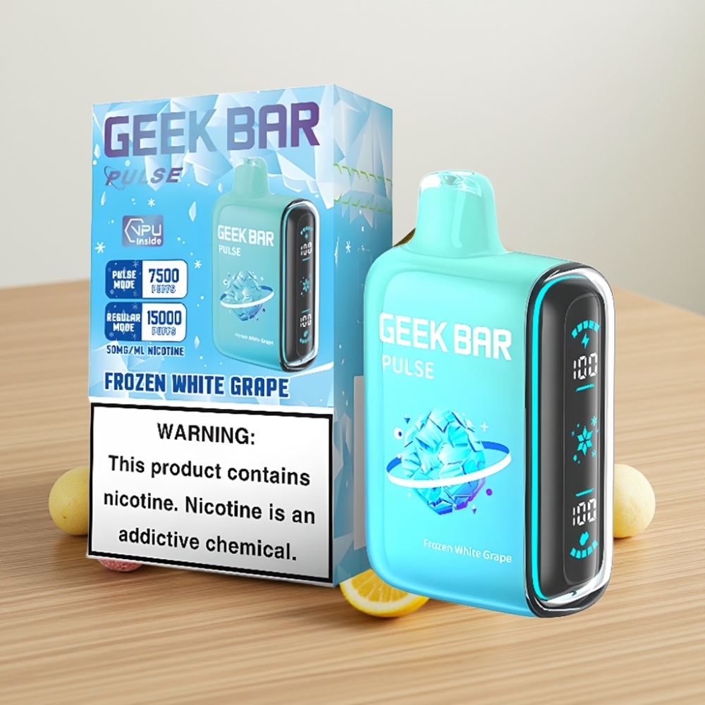 Geek Bar Pulse 15000 Pufova 16ML 5% Nikotina USB-C Zamrznuto Izdanje