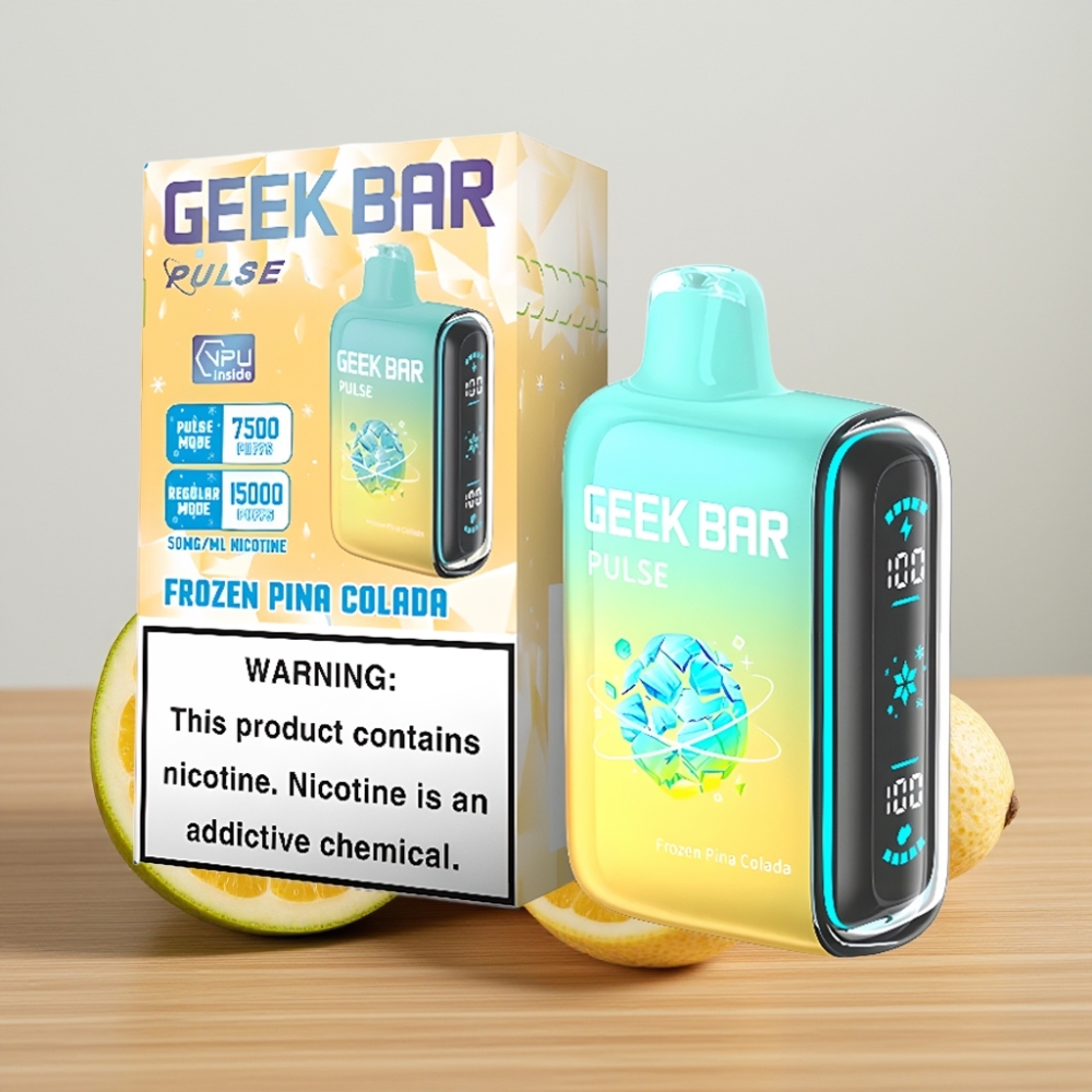 Geek Bar Pulse 15000 Pufova 16ML 5% Nikotina USB-C Zamrznuto Izdanje