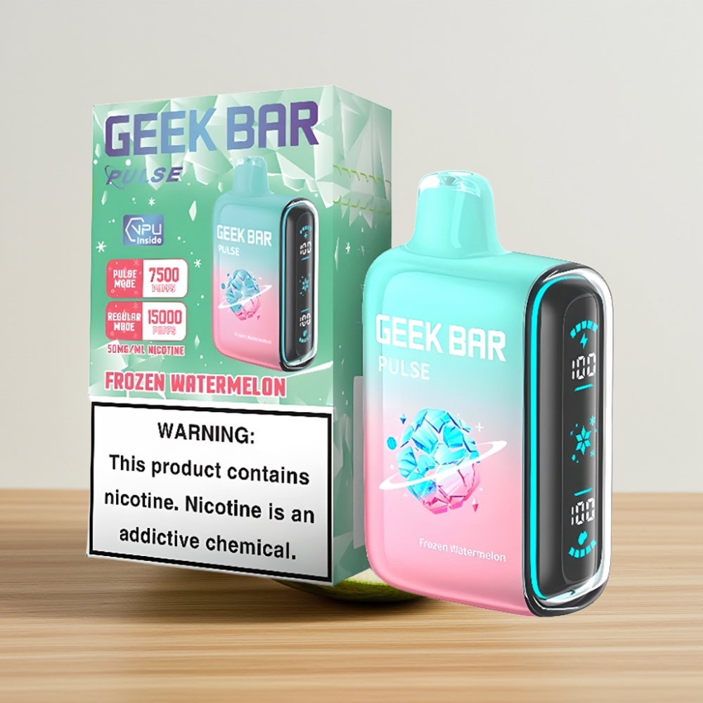 Geek Bar Pulse 15000 Pufova 16ML 5% Nikotina USB-C Zamrznuto Izdanje