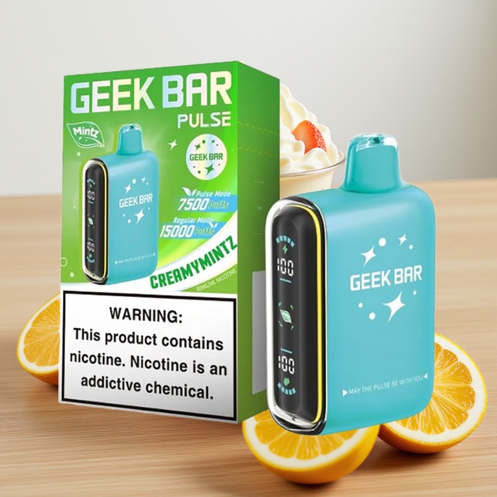 Geek Bar Pulse 15000 Pufova 16ML 5% Nikotina USB Type-C Mentol