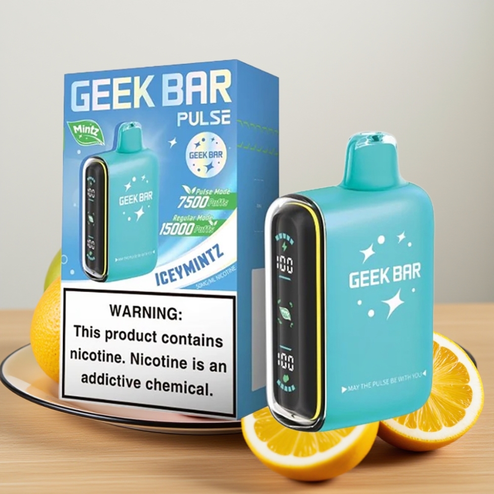 Geek Bar Pulse 15000 Pufova 16ML 5% Nikotina USB Type-C Mentol