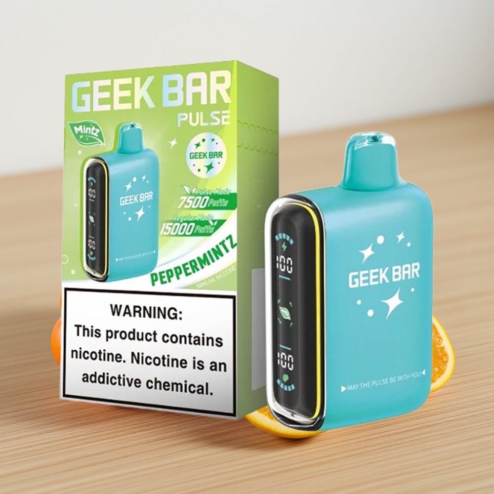 Geek Bar Pulse 15000 Pufova 16ML 5% Nikotina USB Type-C Mentol