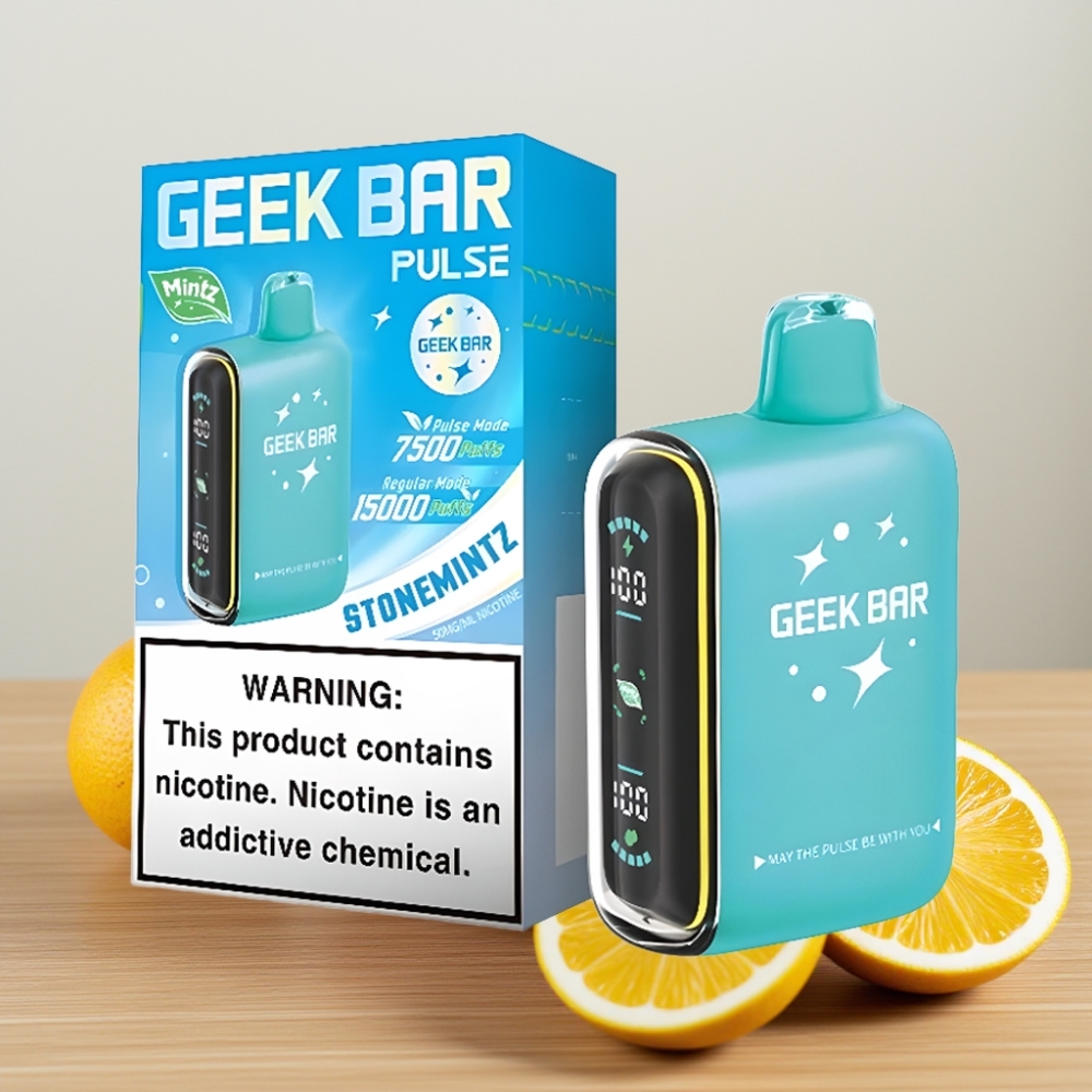 Geek Bar Pulse 15000 Pufova 16ML 5% Nikotina USB Type-C Mentol