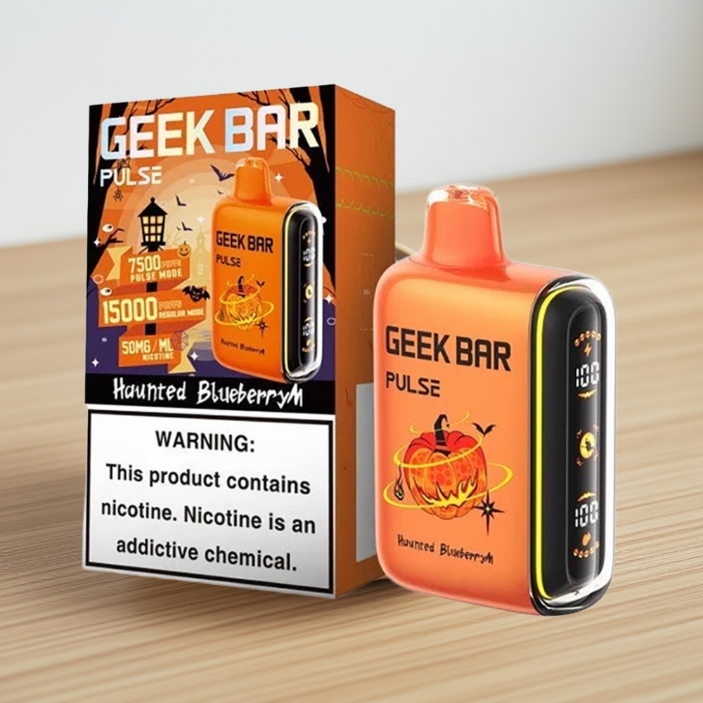 Geek Bar Pulse 15000 Pufova 16ML 5% Nikotina USB Type-C Издање за Ноћ вештица