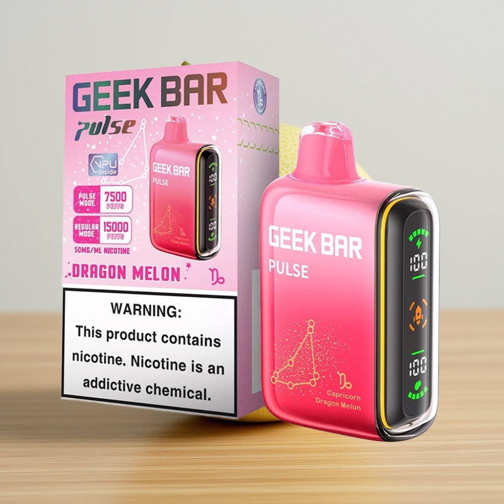 Geek Bar Pulse 15000 Pufova 16ML 5% Nikotina USB Type-C Издање за Зодијак