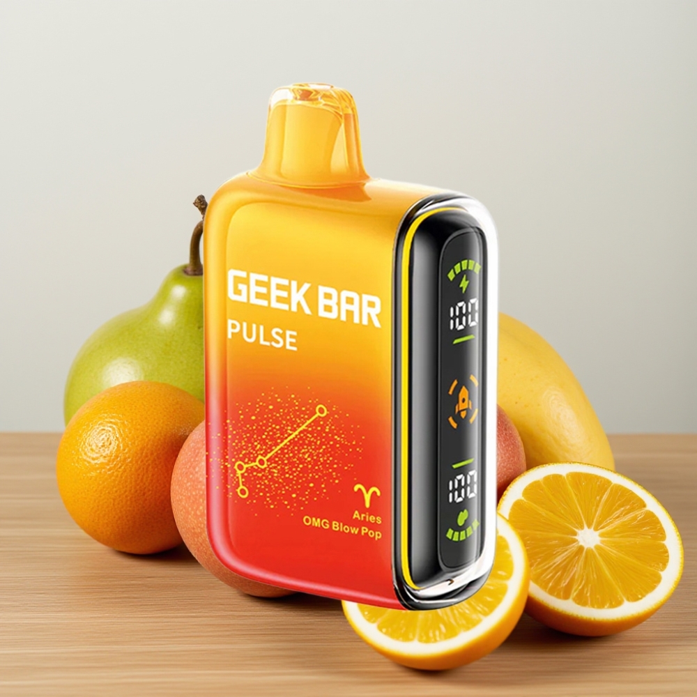 Geek Bar Pulse 15000 Pufova 16ML 5% Nikotina USB Type-C Издање за Зодијак
