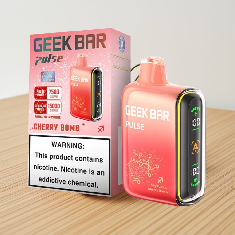 Geek Bar Pulse 15000 Pufova 16ML 5% Nikotina USB Type-C Издање за Зодијак