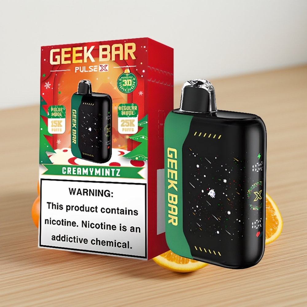 Geek Bar Pulse X 25000 Pufova 18mL Dual Mesh USB-C Božićno Izdanje