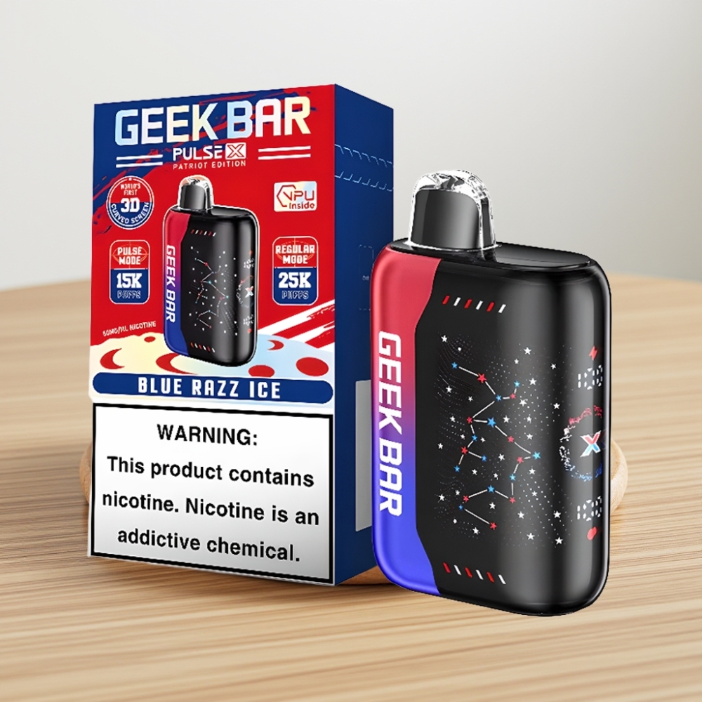 Geek Bar Pulse X 25000 Pufova sa 18mL Tekućine i USB Type-C Punjenjem