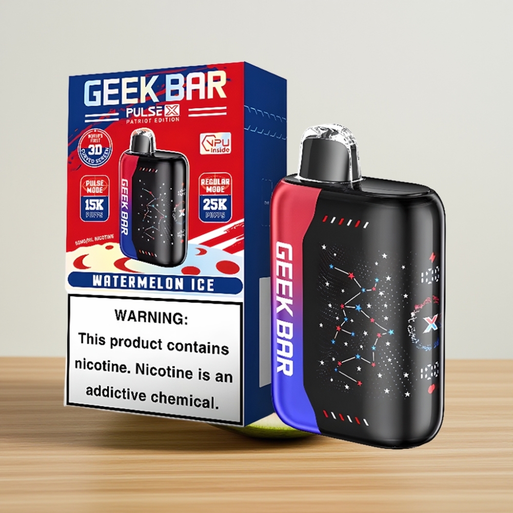 Geek Bar Pulse X 25000 Pufova sa 18mL Tekućine i USB Type-C Punjenjem