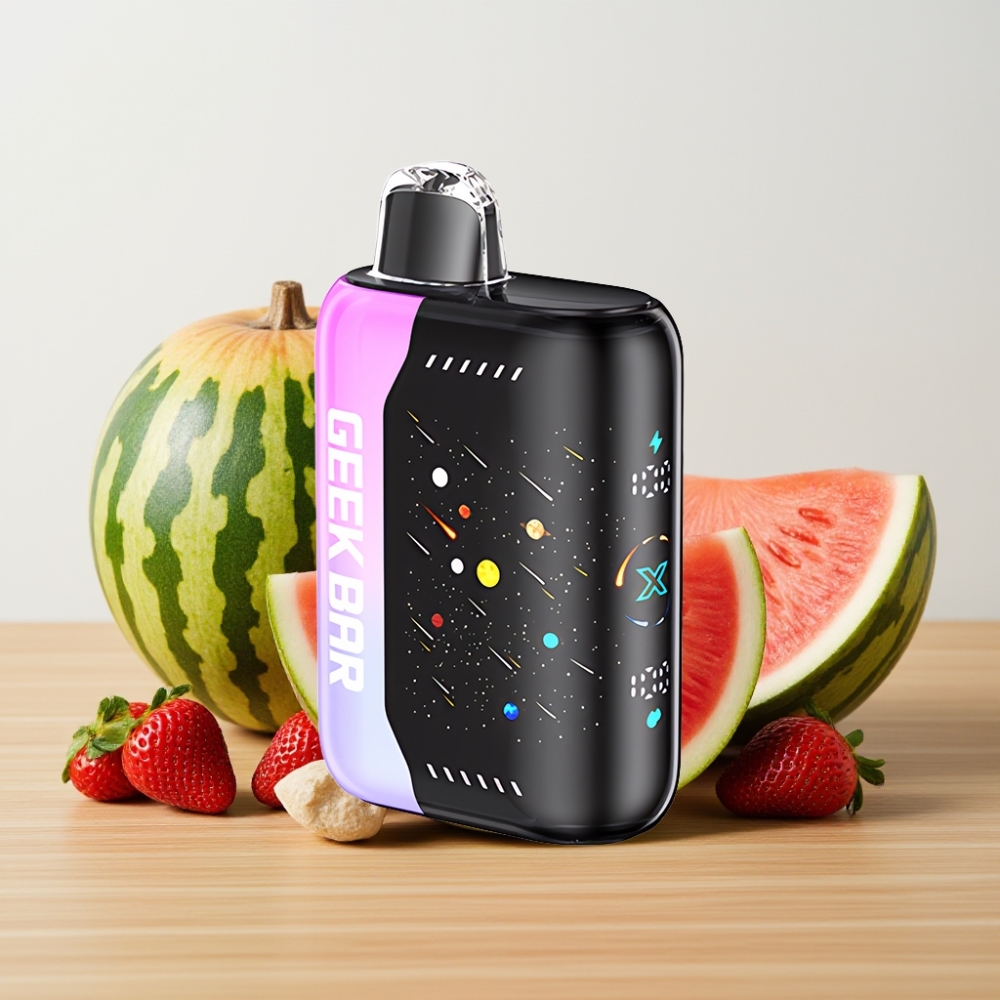GEEK BAR Pulse X 42K Puffs Meteor Edition Jagoda Lubenica DTL Infinite Control Dual Mesh Coil