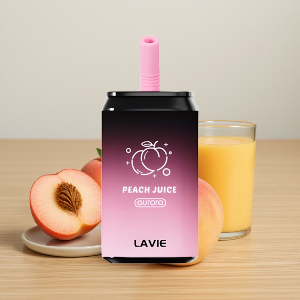 LAVIE Aurora 11000 Pufova Beznišanski Disposable Vape Breskva Sok 22ML