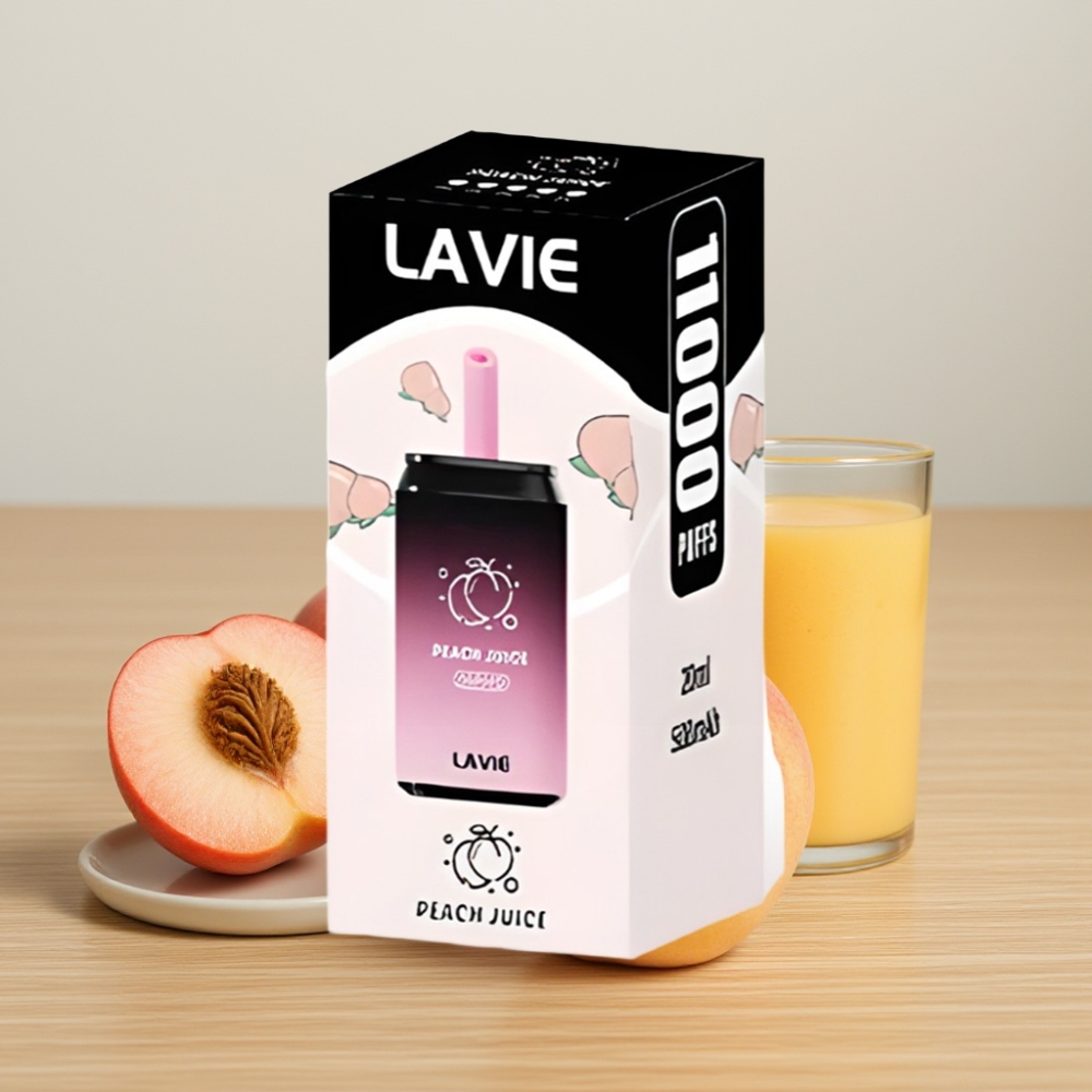 LAVIE Aurora 11000 Pufova Beznišanski Disposable Vape Breskva Sok 22ML