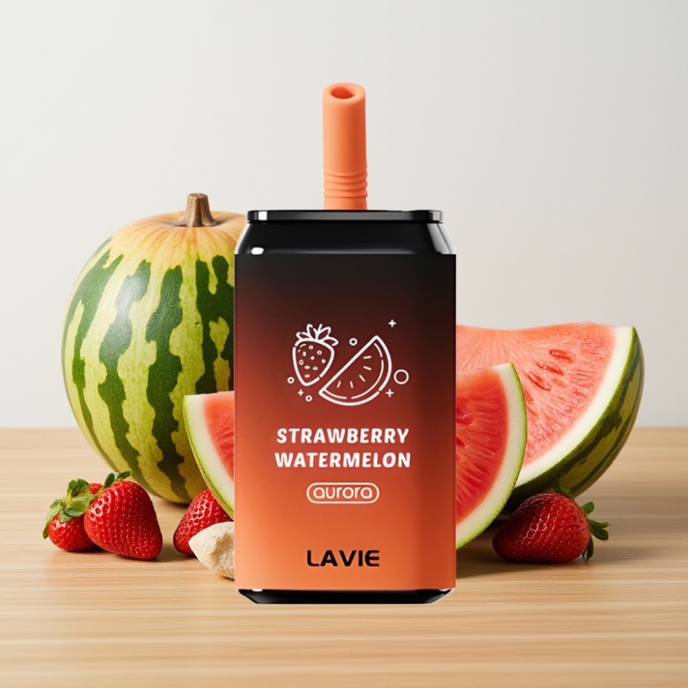 LAVIE Aurora 11000 Pufova – Jagoda Lubenica – 22ML – 650mAh – Type C