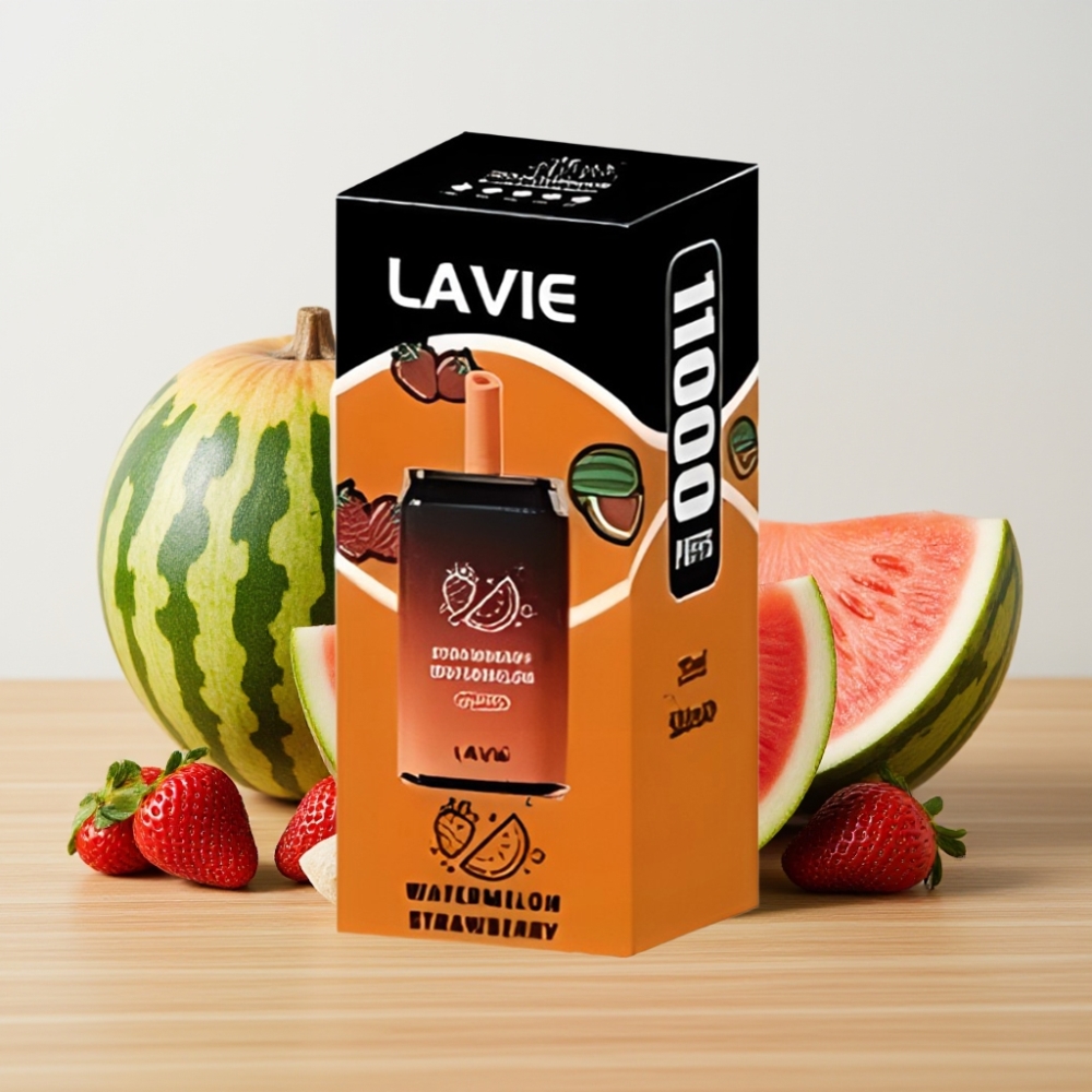 LAVIE Aurora 11000 Pufova – Jagoda Lubenica – 22ML – 650mAh – Type C