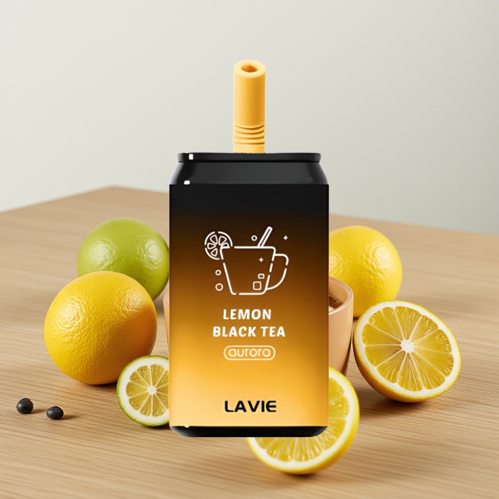 LAVIE Aurora 11000 Pufova Limun Crni Čaj 22ML 650mAh Tip C
